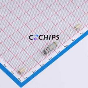 Résistance traversante MOR02WJ010JA10, composant traversant (THT), D5xL15.5mm, film d'oxyde métallique, 1 Ohm, 5%, 2W - Product Image 1