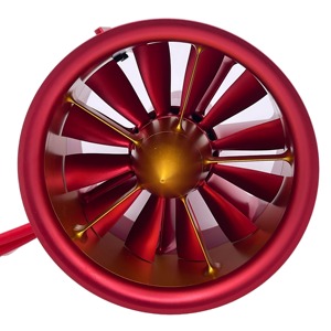Ventilateur violent tout métal de 80 mm avec ensemble d'hélices avant et arrière, ventilateur à jet <span class=keywords><strong>EDF</strong></span> à 12 pales - Product Image 4