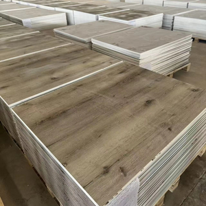 Prix d'usine, planches de sol hybrides SPC bon marché avec résistance aux rayures IXPE, planches de vinyle SPC pour centre commercial, appartement, école, hôpital - Product Image 1