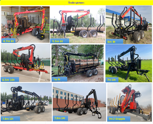 Forstwirtschaftlicher Anhänger für Traktoren mit Hydraulischem Holzladekran, Greifer und Forstkran, 12t, 14t, 10t, 8t, 6t - Product Image 6