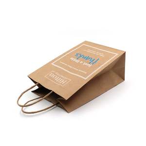 Sacs en papier pour cadeaux, vente chaude, en papier ordinaire, avec différents types de poignées - Product Image 4