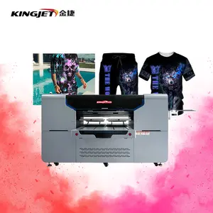 Impresora Camiseta Textil Directo a la impresión de prendas A3 Máquina Dtf para tela de escritorio Ropa digital Máquina de impresión de logotipos
