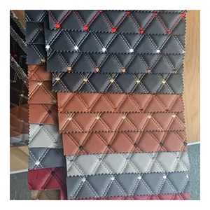 New Pattern China Sofa PVC Sponge Artificial Synthetic Leather Fabric for Car Seat Sofa