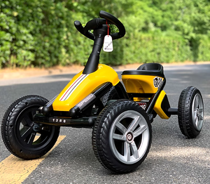 Kart à pédales à quatre roues, les garçons et les filles peuvent s'asseoir, jouet de voiture pour enfants de 1 à 3 ans, puzzle sportif pour bébé, fitness - Product Image 2