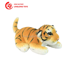 ของเล่นตุ๊กตายัดไส้รูปสัตว์ป่าสดใสของเล่นเสือนุ่มยัดนุ่นสำหรับเด็ก - Product Image 4