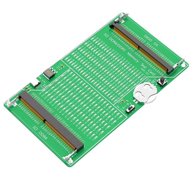 Laptop DDR4/5 Memory Test Card, so DDR4/DDR5 Diagnosis Card, PCB Circuit Test Tool for Laptop DDR4/5 Memory Stick