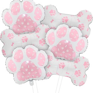 Nuovi Palloncini 3D a Forma di Zampe di Cane, Bulldog, Pastore, Barboncino, Cucciolo, Decorazioni per Feste di Compleanno a Tema Animali della Foresta - Product Image 5