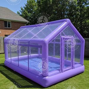 Tente d'air transparente de <span class=keywords><strong>piscine</strong></span> de serre gonflable pour le dôme de mariage de véranda d'enfants de natation et d'auvent d'extérieur - Product Image 2