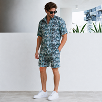 Livraison Rapide T-shirts Oversize Luxe Épaules Tombantes Coupe Décontractée Style Urbain Décontracté Quotidien Ensemble Hawaïen Été Grand Stock