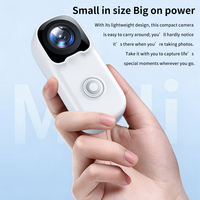 Caméra miniature IP 4K FHD OEM ODM avec prise en charge du Wi-Fi HDR, caméra d'action miniature, caméra de poche grand angle pour les voyages et les vlogs