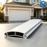 Lamelle de volet roulant en aluminium certifiée CE de 55 mm, profilé en aluminium 6063 thermolaqué pour volet roulant d'entrepôt industriel