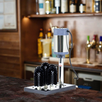 Sunrry Mesin Cuci Kaca Otomatis, Mesin Pencuci Kaca untuk Restoran, Bar Anggur, Meja Cuci 300W