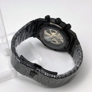 Montre chronographe à quartz de luxe pour homme en acier inoxydable, lumineuse, décontractée, avec mouvement VK63 pour jeunes garçons - Product Image 6