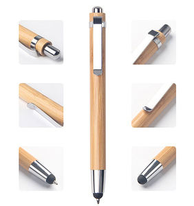 Bolígrafos de Gel de Bambú Ecológicos y Duraderos en Oferta, con Logotipo Personalizado, Regalo de Alta Calidad, Bolígrafo Moderno y de Lujo Reciclado - Product Image 5