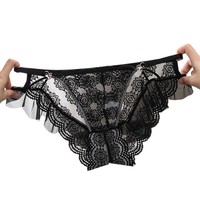 Culottes pour femmes en dentelle transparente de qualité supérieure, respirantes, taille basse, confortables, nouvelle collection