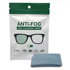 High Quality In stock Anti-fog Microfiber suede Glasses Safety Cloth Cleaner Dry Eyeglasses Anti Fogging