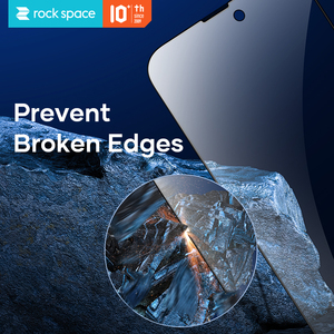 Rockspace Chống Gián Điệp Peep Riêng Tư Điện Thoại Di Động Bảo Vệ Màn Hình Cho Iphone 14 Pro Bảo Vệ Màn Hình Riêng Tư Tempered Glass Riêng Tư - Product Image 6