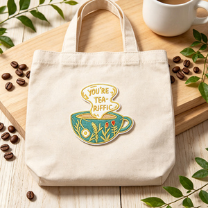 Nouveauté boissons café patchs brodés gros fer sur tissu thermoadhésif Applique personnalisé broderie Patch café - Product Image 2