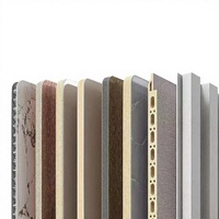 Panneau mural en fibre de bambou moderne, panneau WPC pour usage intérieur, commercial et domestique, imperméable, ignifuge, style bois