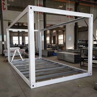 Structure en acier galvanisé de 20 pieds en kit pour montage rapide, pour maison conteneur modulaire, squelette de bureau, design moderne