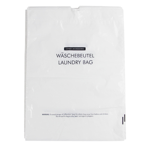 Bolsa de lavandería desechable personalizada bolsa de plástico con cordón <span class=keywords><strong>para</strong></span> lavandería embalaje de tela de hotel - Product Image 3