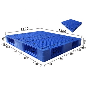 1300*1100mm <span class=keywords><strong>Pallet</strong></span> xếp chồng lên nhau <span class=keywords><strong>Pallet</strong></span> Nhựa hai mặt 4 chiều nặng với lõi thép - Product Image 1