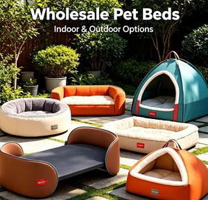 Bulk Wholesale Luxury Pet <b>Bed</b> Collection Wooden Frame Elevated & Memory Foam <b>Sofa</b> <b>Dog</b> <b>Beds</b> - Product Image 1