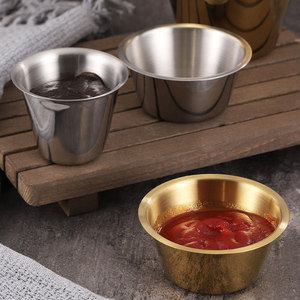 Tazón de Acero Inoxidable 304 para Salsas y Condimentos, Apto para Alimentos, Ideal para Servir Patatas Fritas, Kétchup, Mostaza y Pimienta Negra en Fiestas - Product Image 2