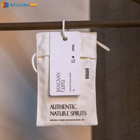 Sachet parfumé personnalisé en tissu sergé de coton pour armoire et voiture, à parfum longue durée