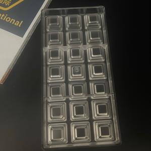 แม่พิมพ์ช็อกโกแลตทรงสี่เหลี่ยมซ้อนกัน 21 ช่อง ยี่ห้อ <span class=keywords><strong>Kailan</strong></span> อุปกรณ์อบขนมมืออาชีพ - Product Image 3