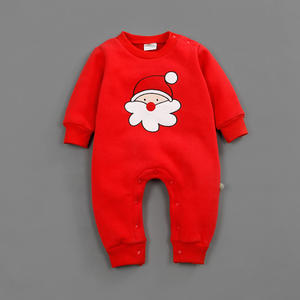 Vêtements pour bébés en gros, tenue de Noël à manches longues, combinaison mignonne pour bébé, hiver - Product Image 1