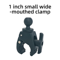 Support de téléphone pour guidon de moto, fixation rapide, support à rotule, pince de fixation sur rail, en plastique, rotation à 360 degrés, robuste