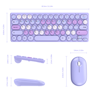 <span class=keywords><strong>Clavier</strong></span> et <span class=keywords><strong>souris</strong></span> <span class=keywords><strong>gamer</strong></span> sans fil Slim 61 touches, combo <span class=keywords><strong>clavier</strong></span> mécanique rétroéclairé RGB pour ordinateur PC portable - Product Image 6