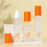Flacon pulvérisateur cosmétique vide en PET de 100 ml, 120 ml, 150 ml, couleur personnalisée, avec pompe, impression sérigraphique pour soins de la peau et parfums