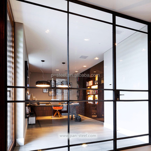 ประตูด้านนอกคู่ฝรั่งเศสความแข็งแรงสูงด้ว<span class=keywords><strong>ย</strong></span>การออกแบบย่างและสา<span class=keywords><strong>ย</strong></span>ที่บางที่สุดสำหรับวิลล่าและโรงแรม - Product Image 4