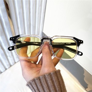 Gafas de Sol de Diseño Retro Clásicas 2024 Unisex con Protección UV400, Montura Completa, Rectangulares Transparentes, de Lujo - Product Image 5