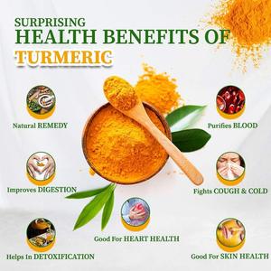 Qinshantang organik Curcuminoid çocuklar abd alıcılar için kurkumin tozu saf zerdeçal kök ekstresi siyah zerdeçal - Product Image 3