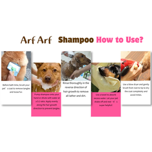 Shampooing professionnel doux et apaisant pour chiens Matériau en tissu de qualité supérieure pour chiens à peau sensible Shampooing de toilettage pour animaux de compagnie de qualité supérieure - Product Image 6