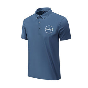 Camiseta de Golf de Alta Calidad OME, a Rayas, con Logotipo Personalizado, 100% Algodón, Secado Rápido, Lona de 250g, Uniforme para Hombre, Venta al Por Mayor - Product Image 1