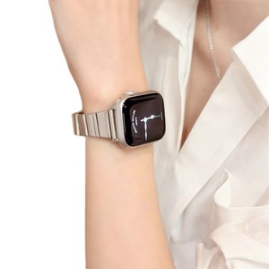 Correa de Reloj de Acero Inoxidable para Apple Watch 11 10 38mm 40mm 42mm, Cierre de Mariposa, Correa Ajustable - Product Image 1