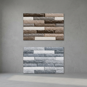 Carreaux muraux en céramique numérique effet pierre espagnole 3D brillants 12x18 12x24 30x60 30x45 300x600 300x450mm à prix avantageux - Product Image 5