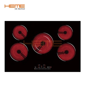 Appareils de cuisine homologués CE, nouveau design, 5 brûleurs encastrés en céramique pour la cuisson - Product Image 1