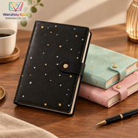 Carnet de notes A5 personnalisable en cuir, format compact, avec fente pour stylo, idéal pour les cadeaux d'affaires et les voyages, marque privée