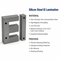 Fabricant de tôles d'acier au silicium laminées à froid de haute qualité, noyaux de ferrite de type EI, transformateurs à laminages EI