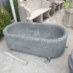 <span class=keywords><strong>Baignoire</strong></span> autoportante en pierre de <span class=keywords><strong>marbre</strong></span> <span class=keywords><strong>noir</strong></span> naturel de haute qualité - Product Image 6