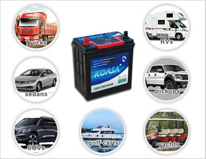Batterie de voiture scellée au plomb-acide 12V KOASA China Factory Strongest NS60L-MF 46B24L(S)-MF Calcium Silver - Product Image 4