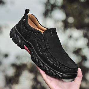 <span class=keywords><strong>Chaussures</strong></span> de randonnée pour hommes en <span class=keywords><strong>cuir</strong></span> de vache véritable, style sport, marche et travail, taille 46, vente en gros - Product Image 3