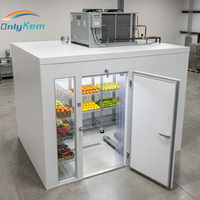 Chambre froide industrielle pour le stockage de jus et de sirop, température 0-5°C ℃   Chambre à basse température CE ISO Walk-in