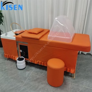 Kisen Thai <b>Style</b> Shampoo Bed Hairdresser Beauty Shop <b>Head</b> Massage Intelligent Constant Temperature Water Circulation Massage Bed - Product Image 6