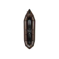 Tandem Whitewater 2 Orang TPU Inflatable Double Packraft dengan Lantai Terangkat Terintegrasi & Sistem Pengurasan Air Otomatis
